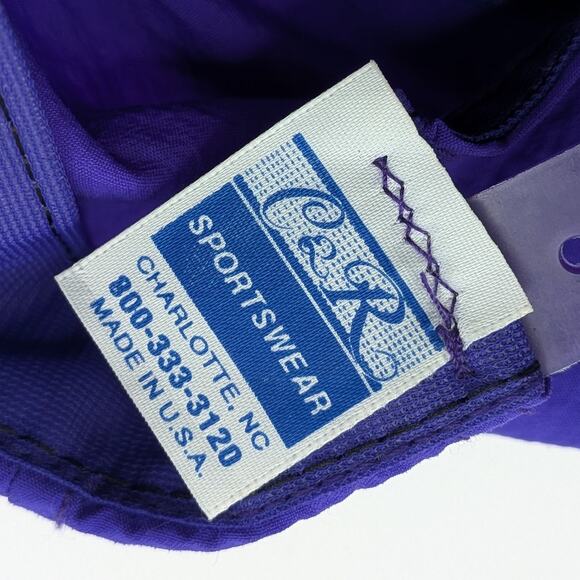 Vintage 90s Purple Dateline NBC Snapback Cap Windbreaker Style TV Network USA - Picture 9 of 10